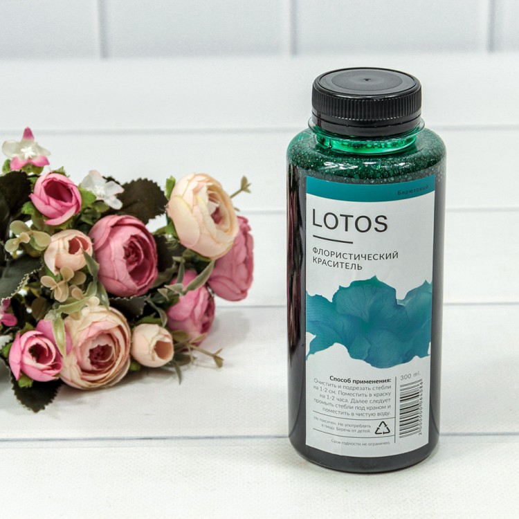 л064086 Краситель флористический 300мл Бирюзовый