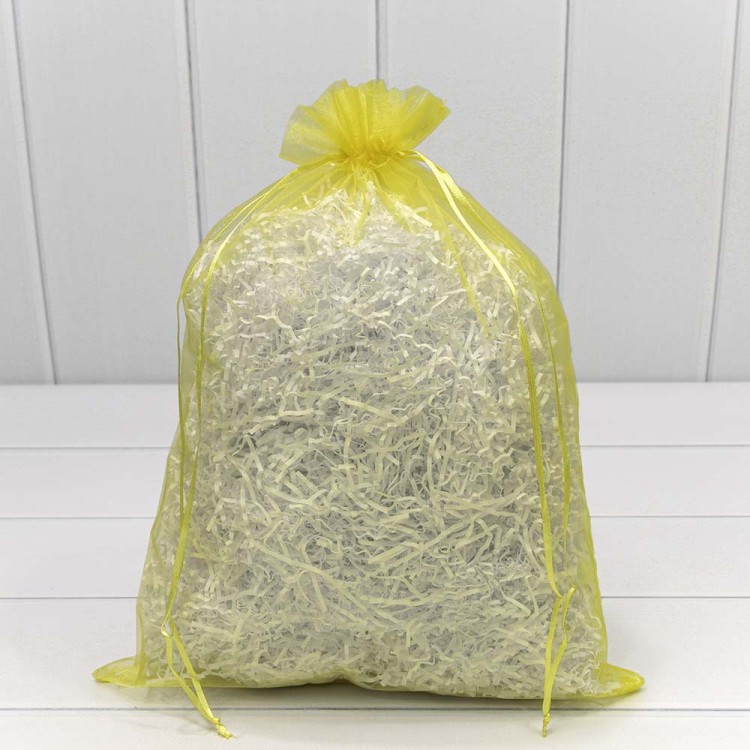 000801-14A Мешочки из органзы 30*40 см однотонные желтый 1/100 1/2000 000801-14A Мешочки из органзы 30*40 см однотонные желтый 1/100 1/2000