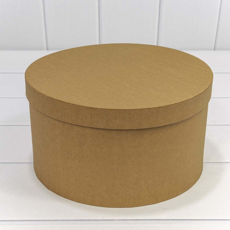 721814/1296 Коробки Круглые Набор 1/10 27,5*14,7 Крафт 1/6