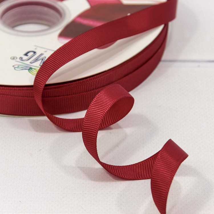 563-12/33 Лента Репсовая 1,2см*100ярд Тёмный красный 1/21 1/84