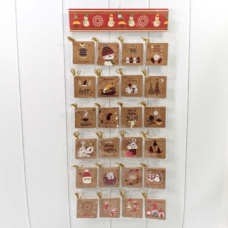 1140/5955 Открытки Набор "Новый год" (микс 20) 7*7 1/144 1/50