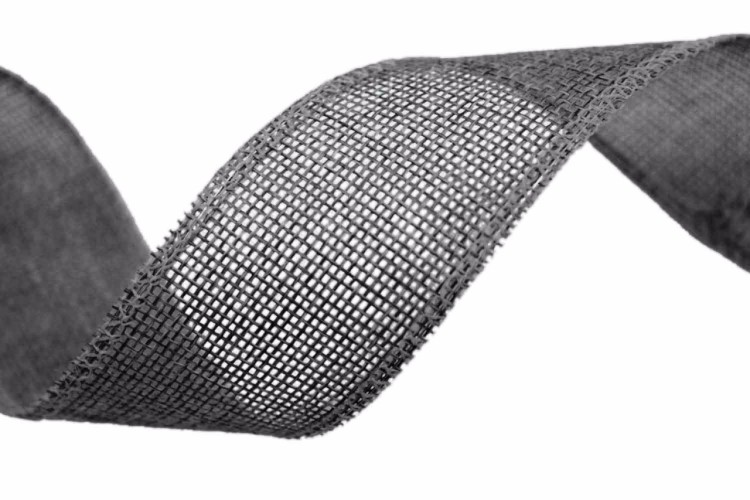 5511-25/17 Лента декоративная из искусственного льна с проволокой 2,5 см*25 ярд серый 1/100 5511-25/17 Лента декоративная из искусственного льна с проволокой 2,5 см*25 ярд серый 1/100