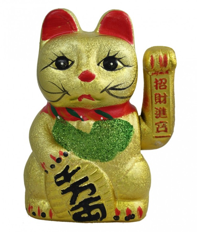 В62-2А Кот удачи (под золото) В62-2А Кот удачи (под золото)