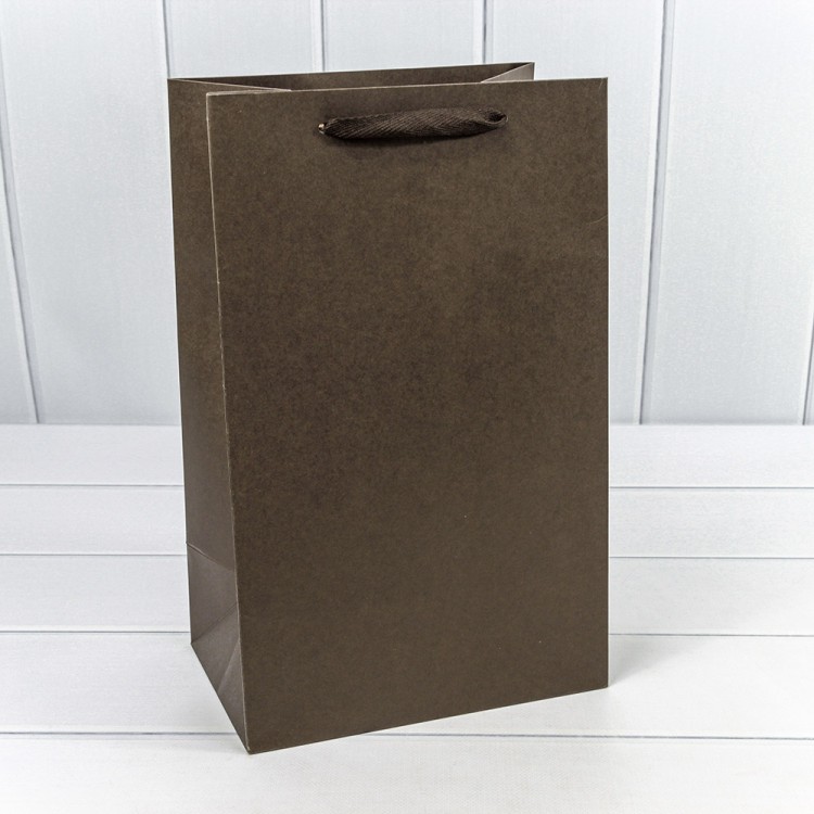 000186MQ Пакет подарочный Крафт Коричневый 23*37*15 230г 1/20 1/240