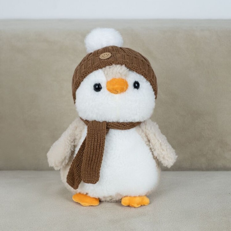 DL702528201BR Мягкая игрушка Пингвин размер 25см Коричневый DL702528201BR Мягкая игрушка Пингвин размер 25см Коричневый