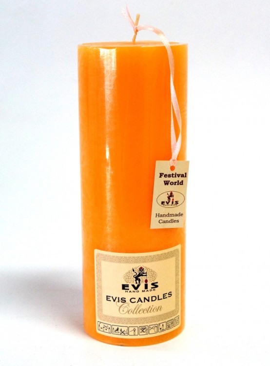 1380441000 Цилиндр 50 Н200 свеча парафиновая, оранжевый, шт