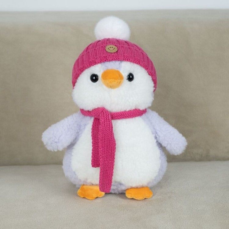 DL702528201DP Мягкая игрушка Пингвин размер 25см Тёмно-розовый DL702528201DP Мягкая игрушка Пингвин размер 25см Тёмно-розовый