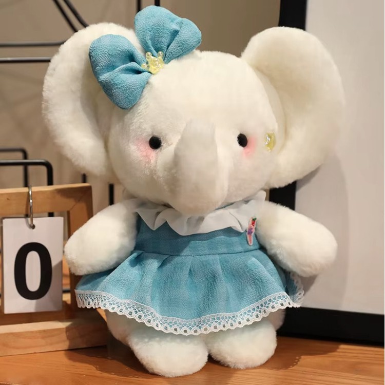 DE802328904LB Мягкая игрушка Слон размер 23см Голубой DE802328904LB Мягкая игрушка Слон размер 23см Голубой