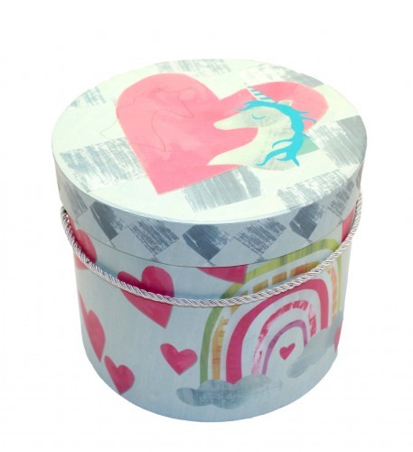 720-179 Коробки Цилиндр Набор 1/3 23*19 "Веселый" (ассортимент) 1/18