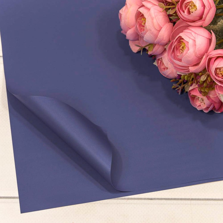 1698/6104 Плёнка в листах 60*60 (20 шт.) матовая "Корейская" 55мкм Синий 1/60 1698/6104 Плёнка в листах 60*60 (20 шт.) матовая "Корейская" 55мкм Синий 1/60