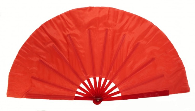 VR10-2K Веер для танцев красный 82 см 1/2