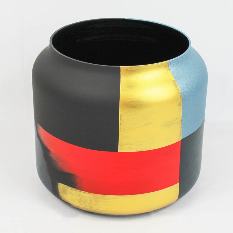 2716011957 ТРОНТО-бирюза АРТУА-1 Ваза декоративная большая H-170мм D-200мм (4,45 л)